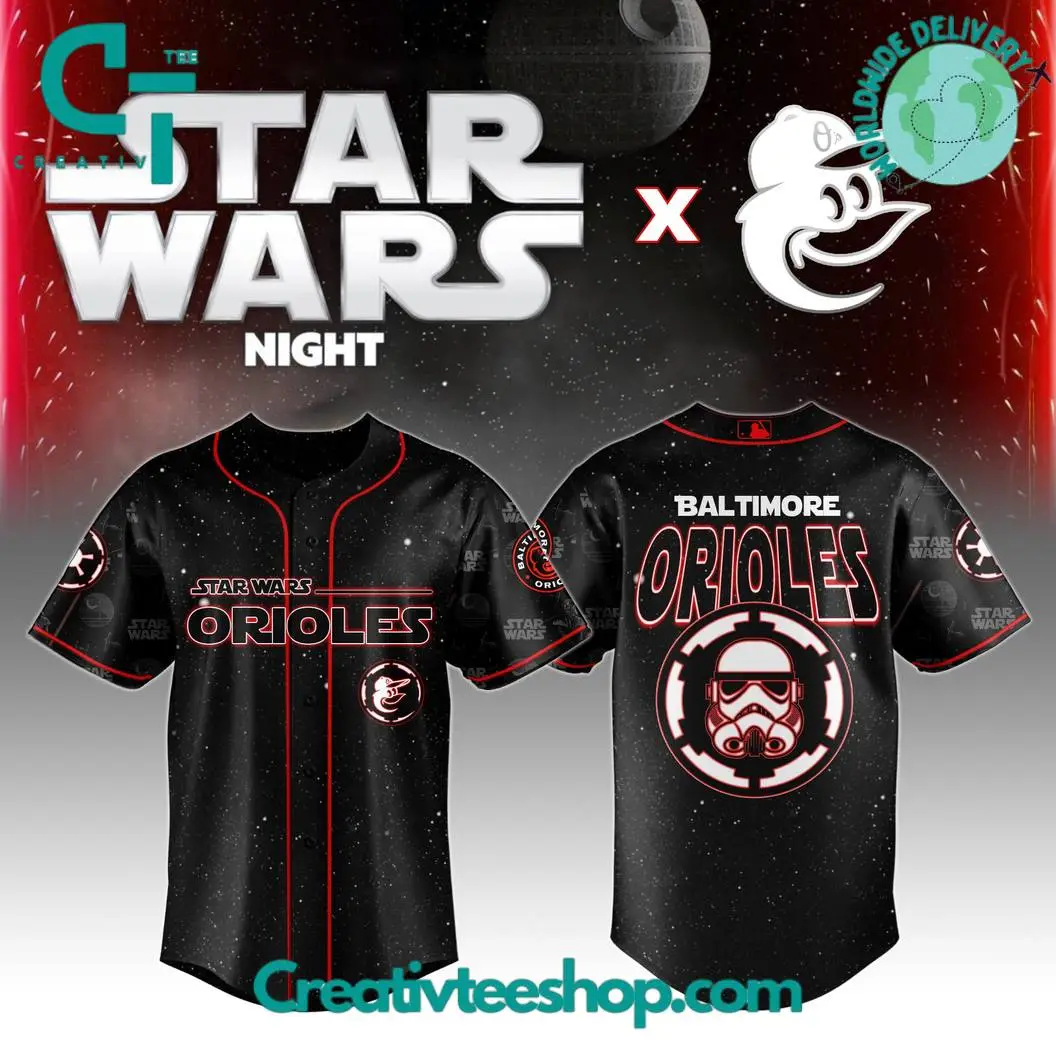 Baltimore Orioles Mlb X Star Wars Night 2025 Special Edition Baseball Jersey