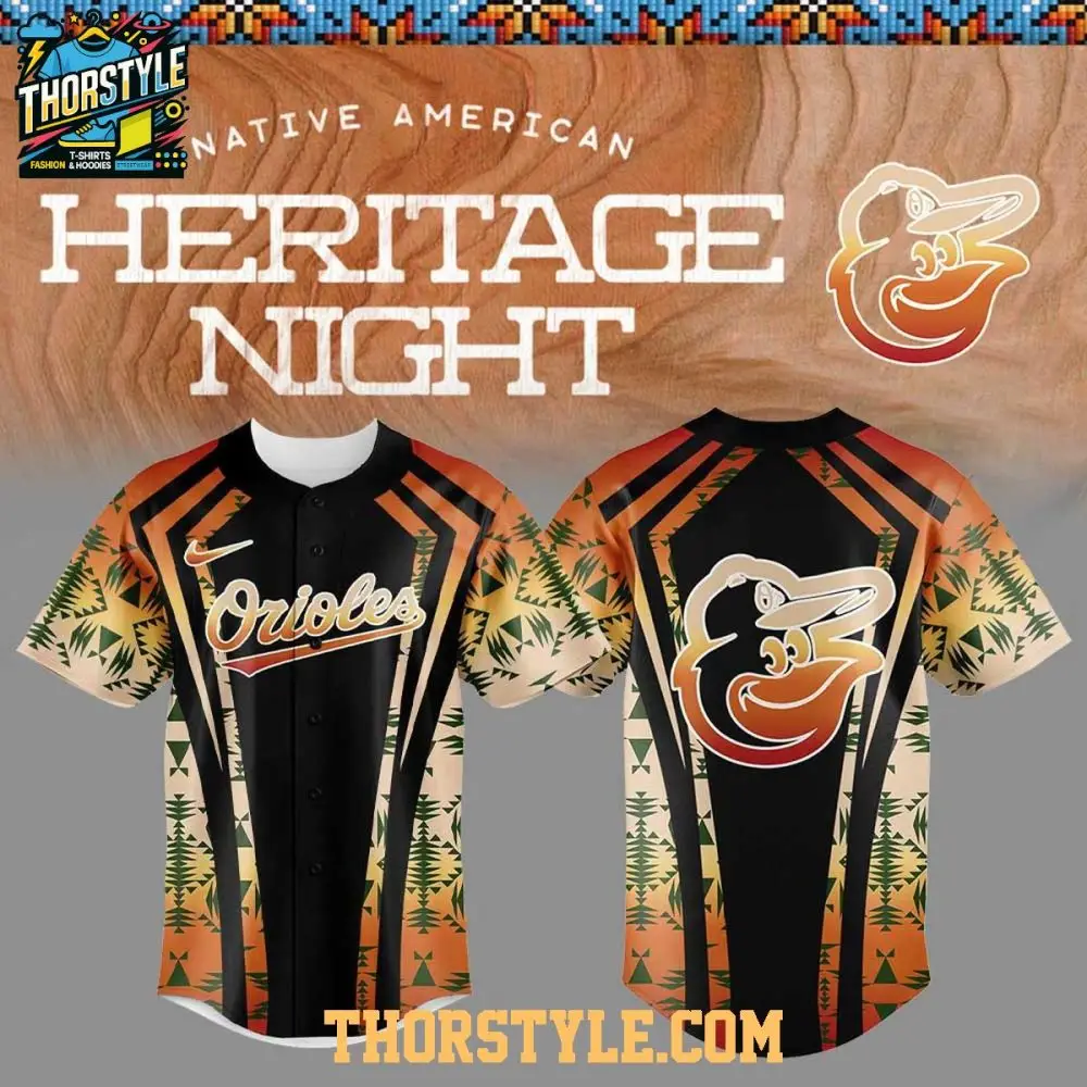 Baltimore Orioles This Is Native American Heritage 2025 Baseball Jersey