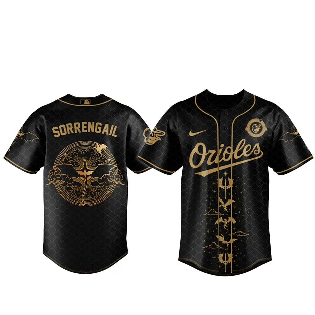 Baltimore Orioles x Fourth Wing Night 2026 Baseball Jersey - Tazila Baltimore Orioles x Fourth Wing Night 2026 Baseball Jersey - Tazila - Image 1