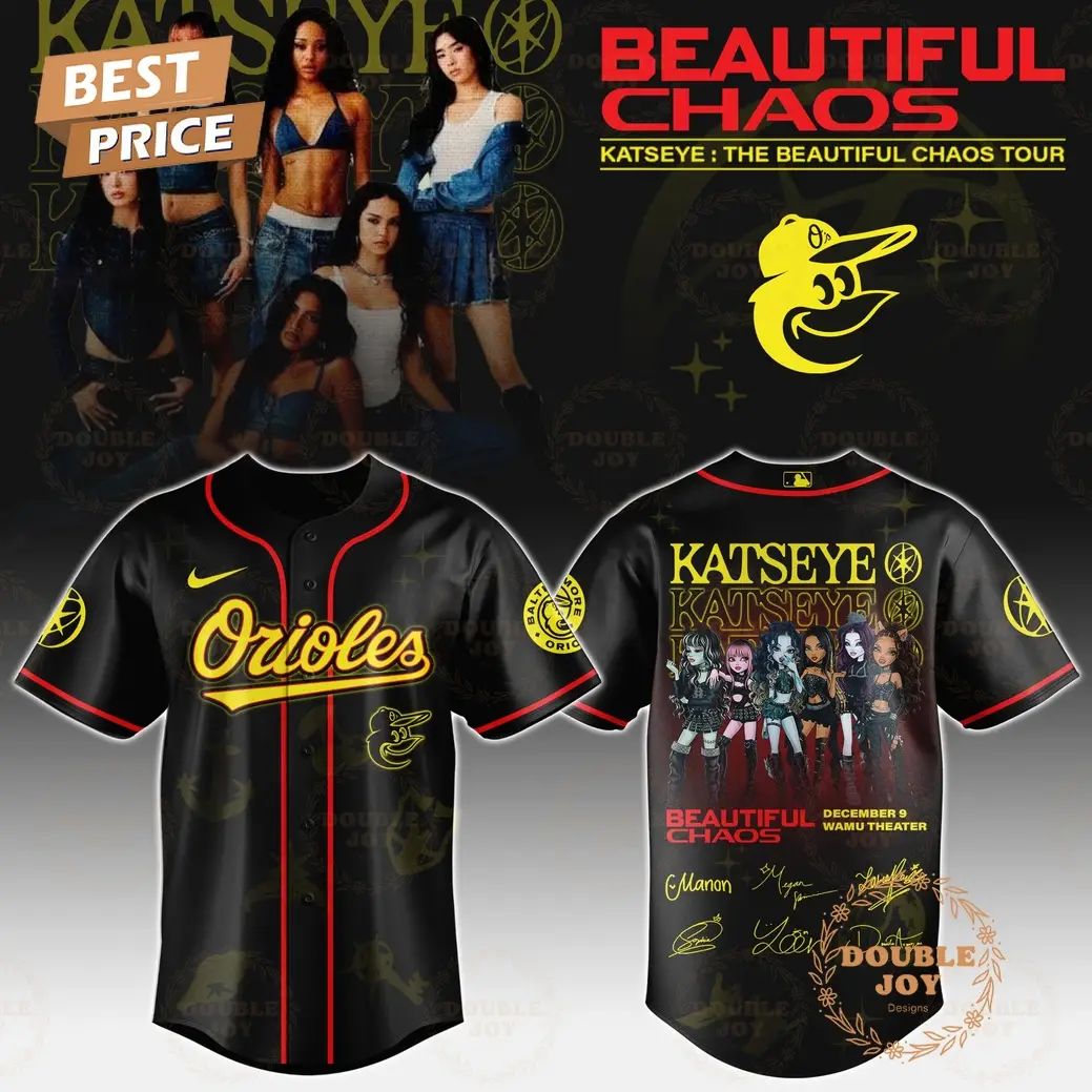 Baltimore Orioles x Katseye "The Beautiful Chaos Tour" 2025 Baseball Jersey