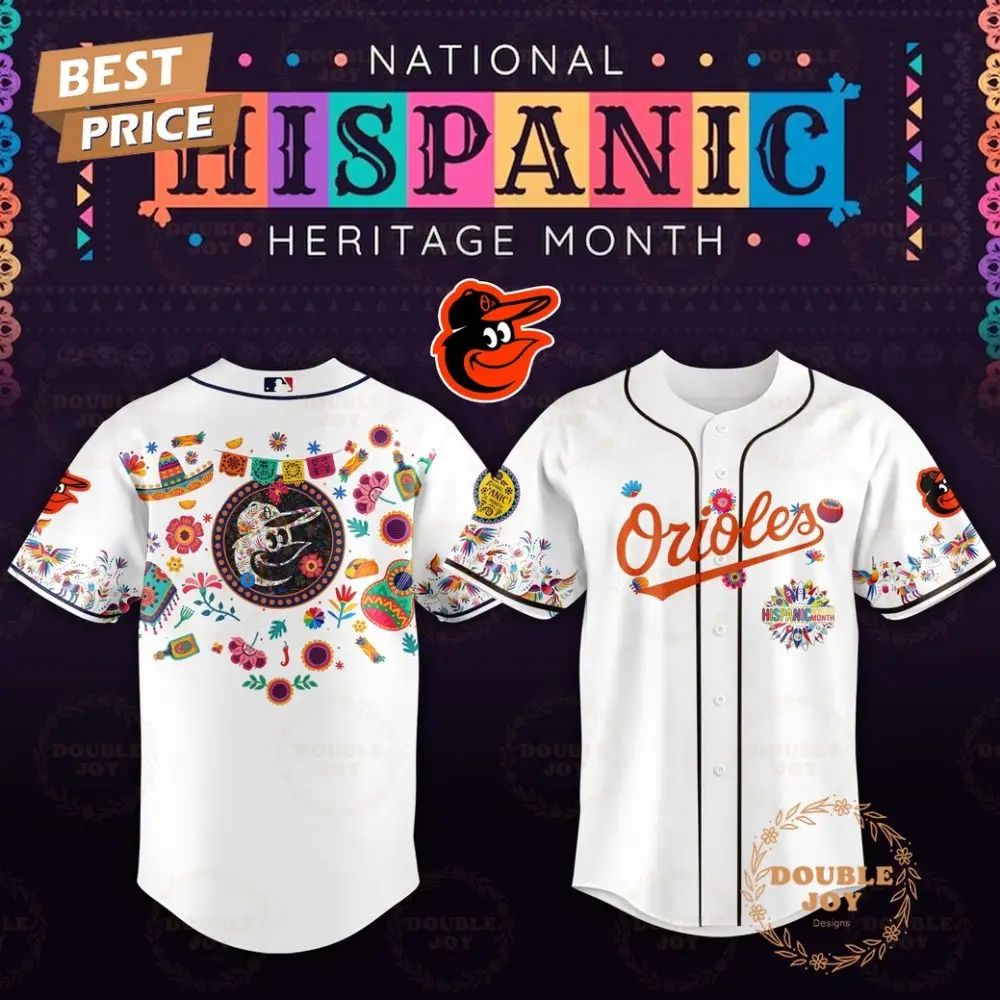 Baltimore Orioles X National Hispanic Heritage Month 2025 Limited Edition Baseball Jersey