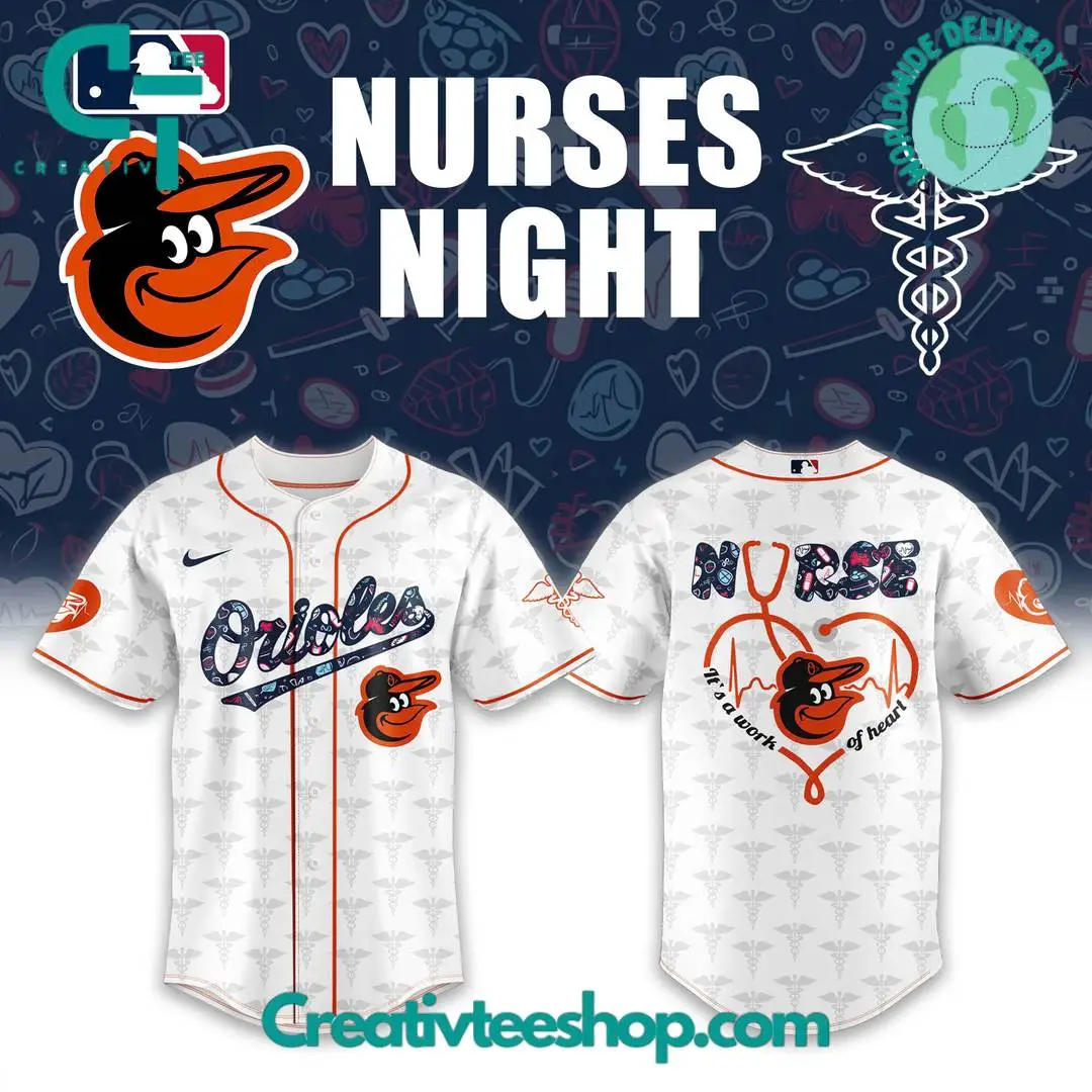 Baltimore Orioles X Nurses Night Special Baseball Jersey