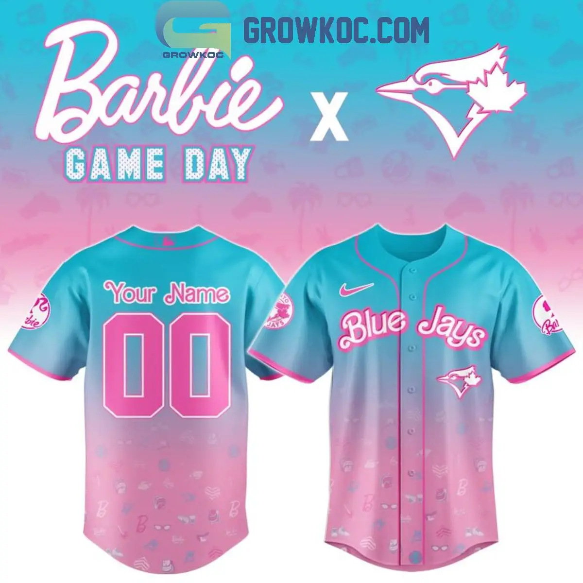 Barbie Game Day x Toronto Blue Jays Jersey Barbie Game Day x Toronto Blue Jays Jersey - Image 1