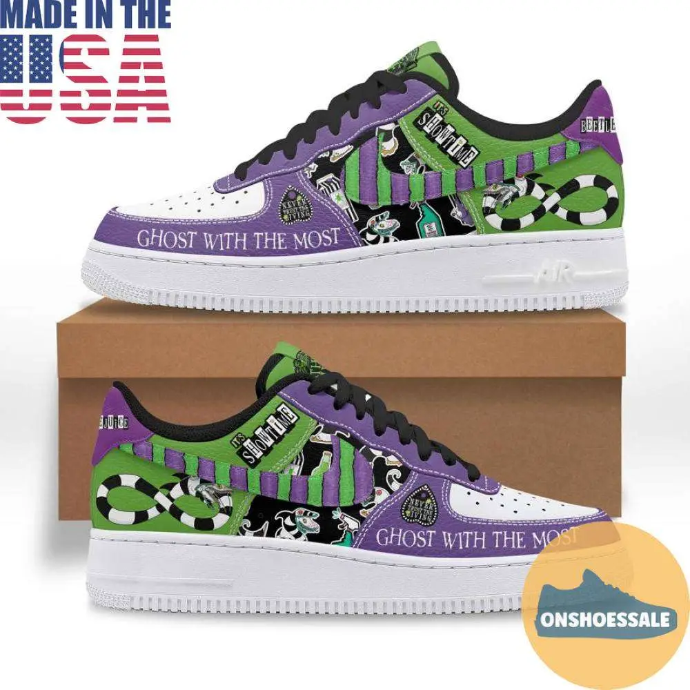 Beetlejuice Ghost With The Most Air Force Shoes, Gift For Fans - Best Gift Shoes