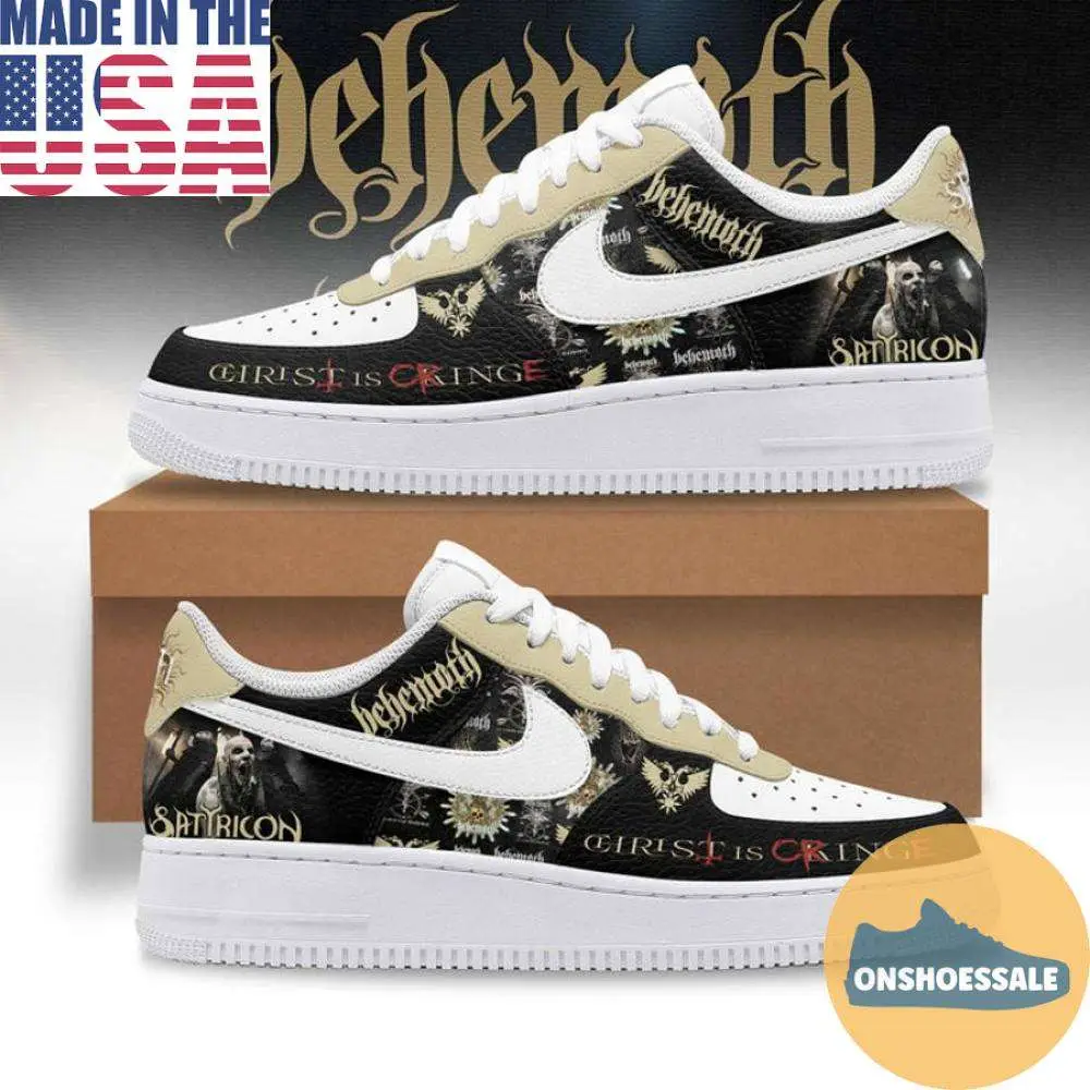 Behemoth Christ Is Cringe Air Force, Gift For Fans - Best Gift Shoes