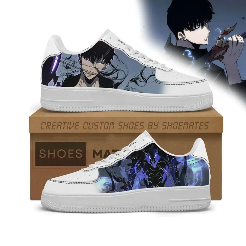 Beru And Sung Jin Woo Solo Leveling Low Top Shoes