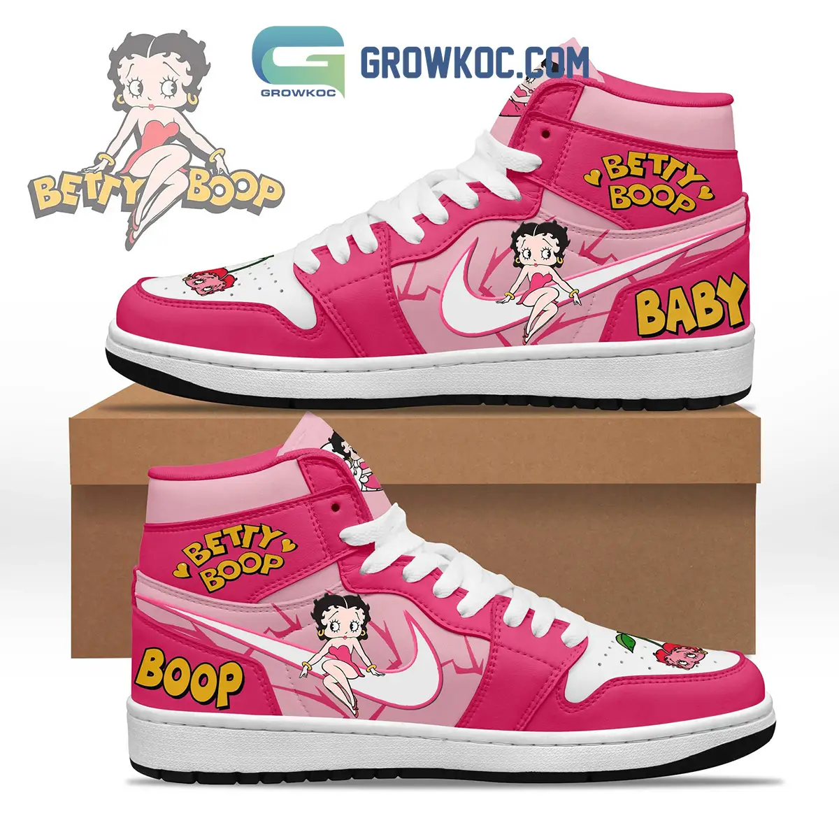 Betty Boop Baby Air Jordan 1 Shoes