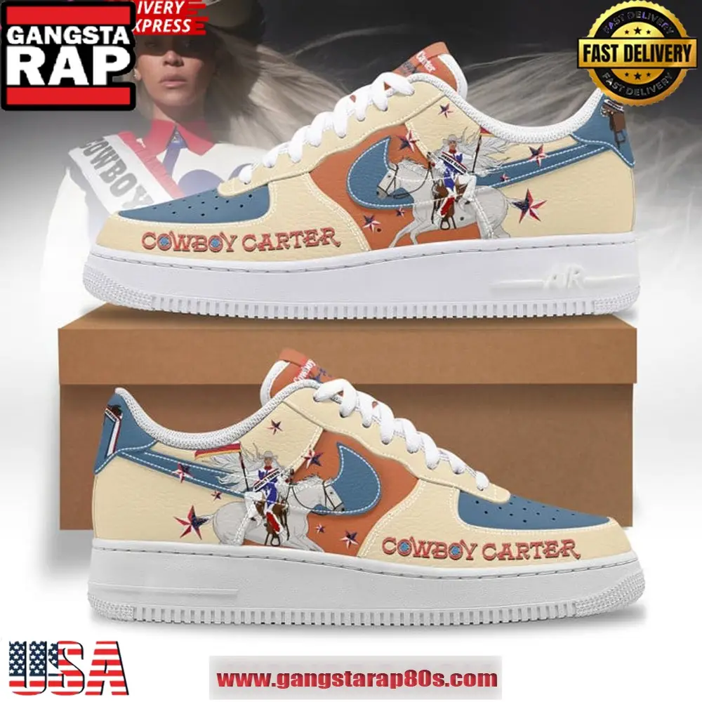 Beyoncé Cowboy Carter New Design Air Force 1 Sneakers Shoes