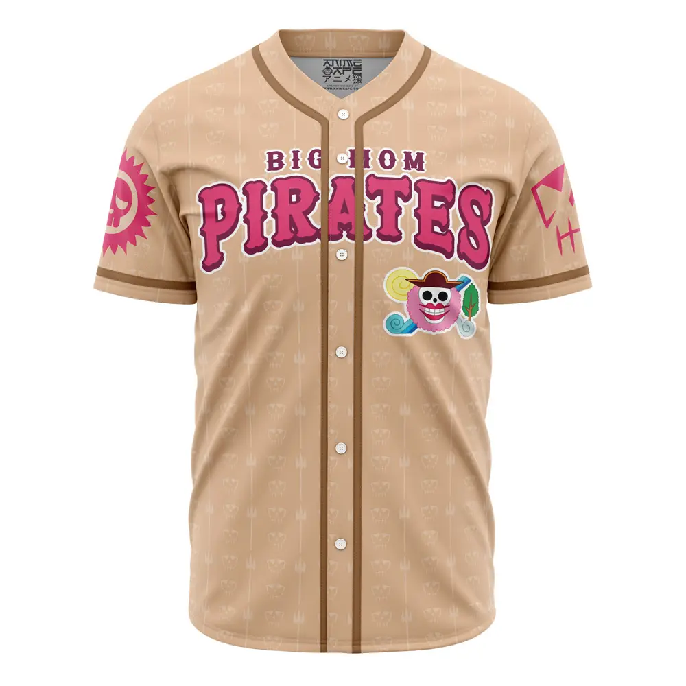 Big Mom Pirates Anime Baseball Jersey – Unique Cosplay Apparel For Fans Big Mom Pirates Anime Baseball Jersey – Unique Cosplay Apparel For Fans - Image 1