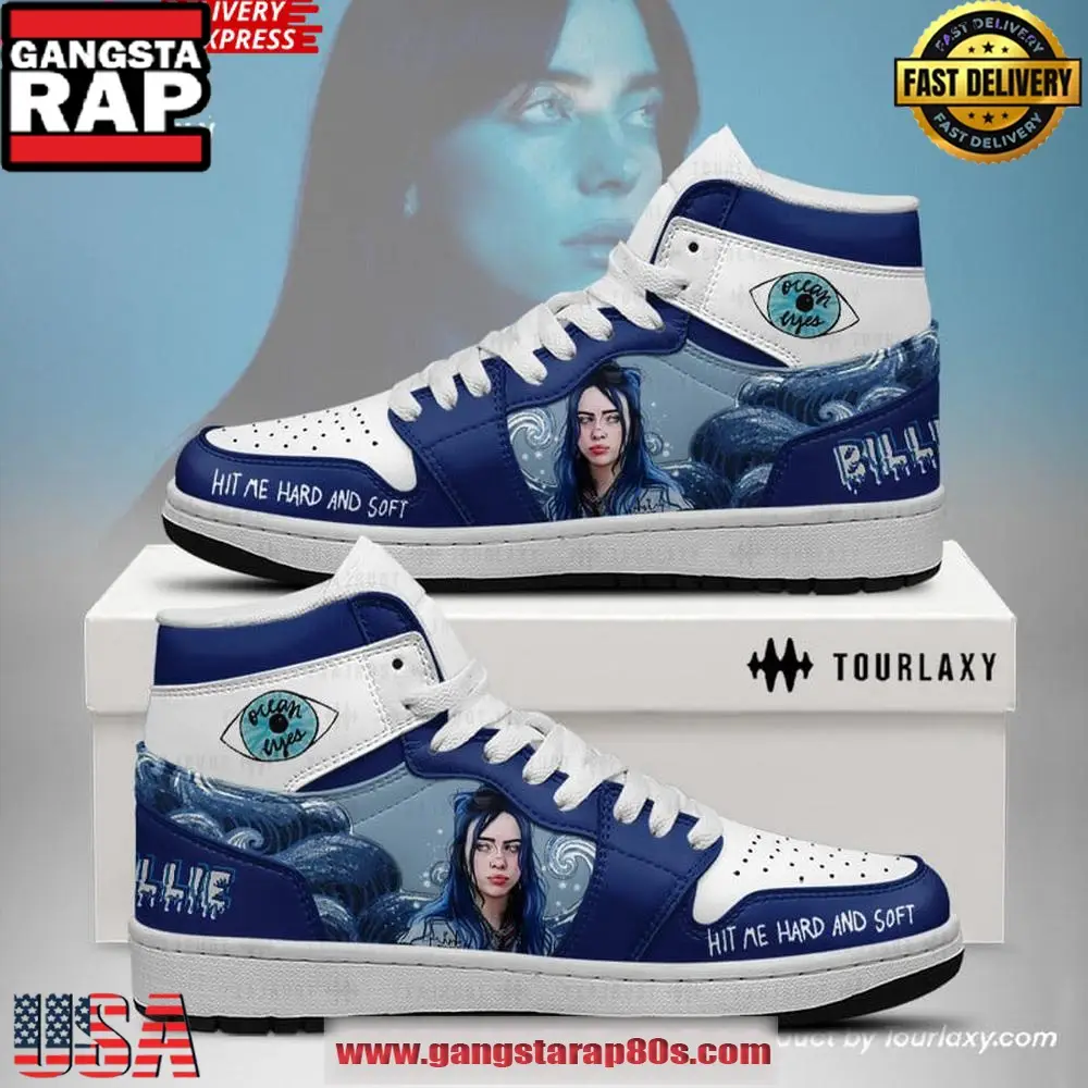 Billie Eilish “Hit Me Hard” Limited Edition Air Jordan 1 Sneakers Shoes