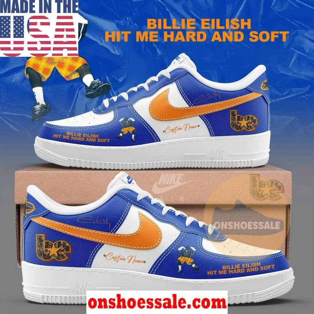 Billie Eilish Hit Me Hard And Soft 2026 Air Force 1 Shoes, Gift For Fans - Best Gift Shoes Billie Eilish Hit Me Hard And Soft 2026 Air Force 1 Shoes, Gift For Fans - Best Gift Shoes - Image 1