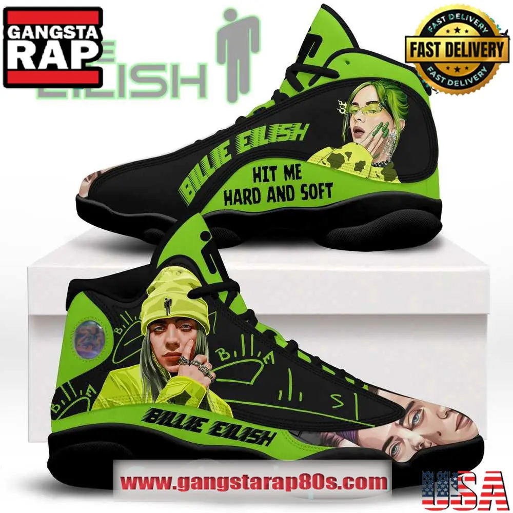 Billie Eilish Hit Me Hard And Soft Air Jordan 13 Sneakers Shoess