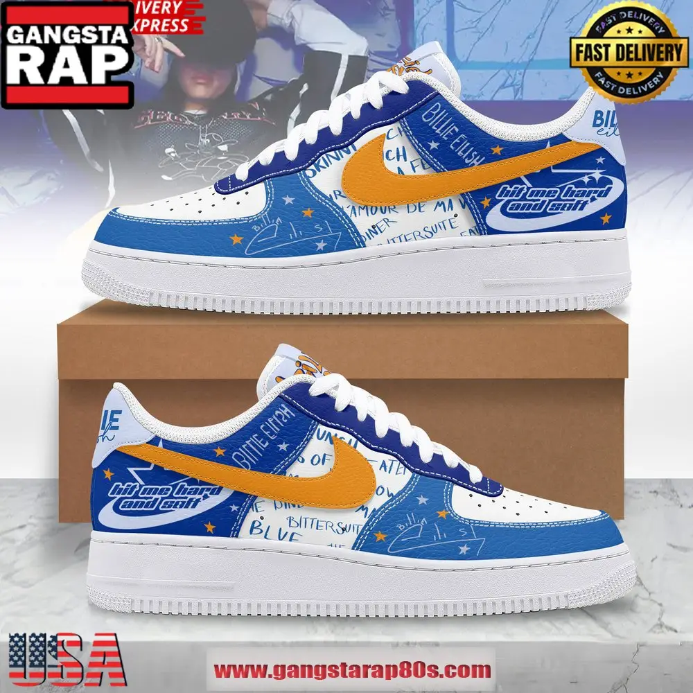 Billie Eilish Hit Me Hard and Soft Special Edition Air Force 1 Sneakers Shoes