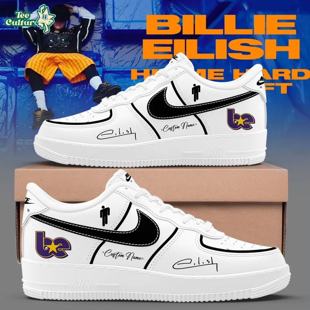 Billie Eilish Hit Me Hard and Soft Tour Custom Name Shoes AF1 V3