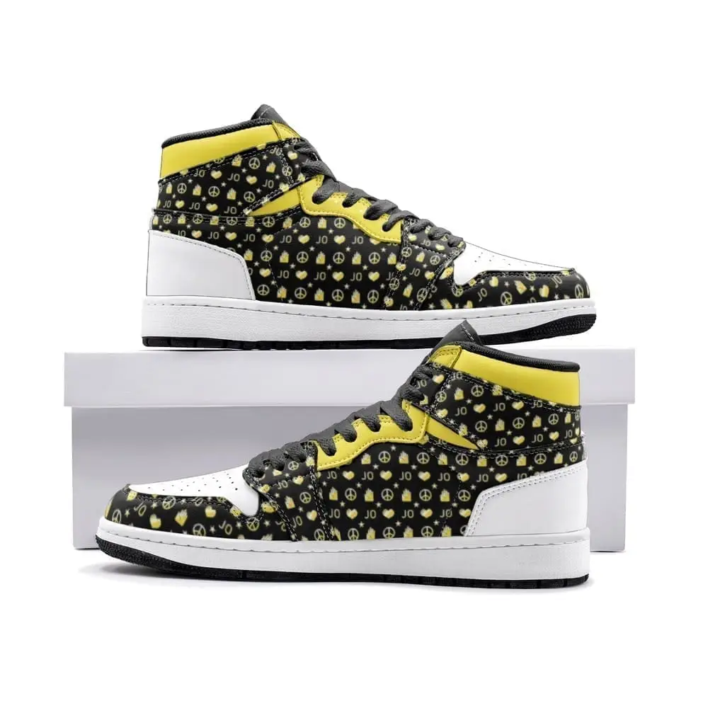 Bizarre Pattern Air Jordan 1 High Top Shoes
