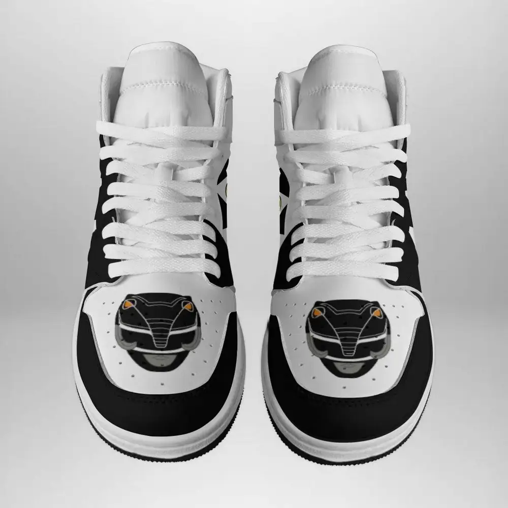 Black Ranger Mighty Morphin V2 Power Rangers AJ1 Shoes