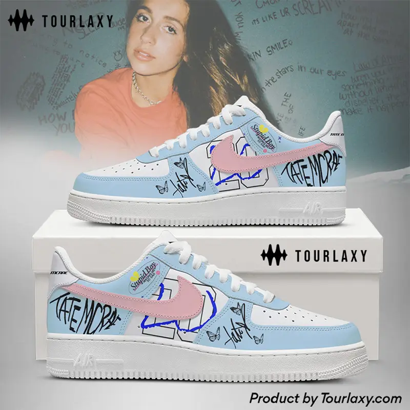 Blue Tate Mcrae Air Force 1 Shoes for True Fan 