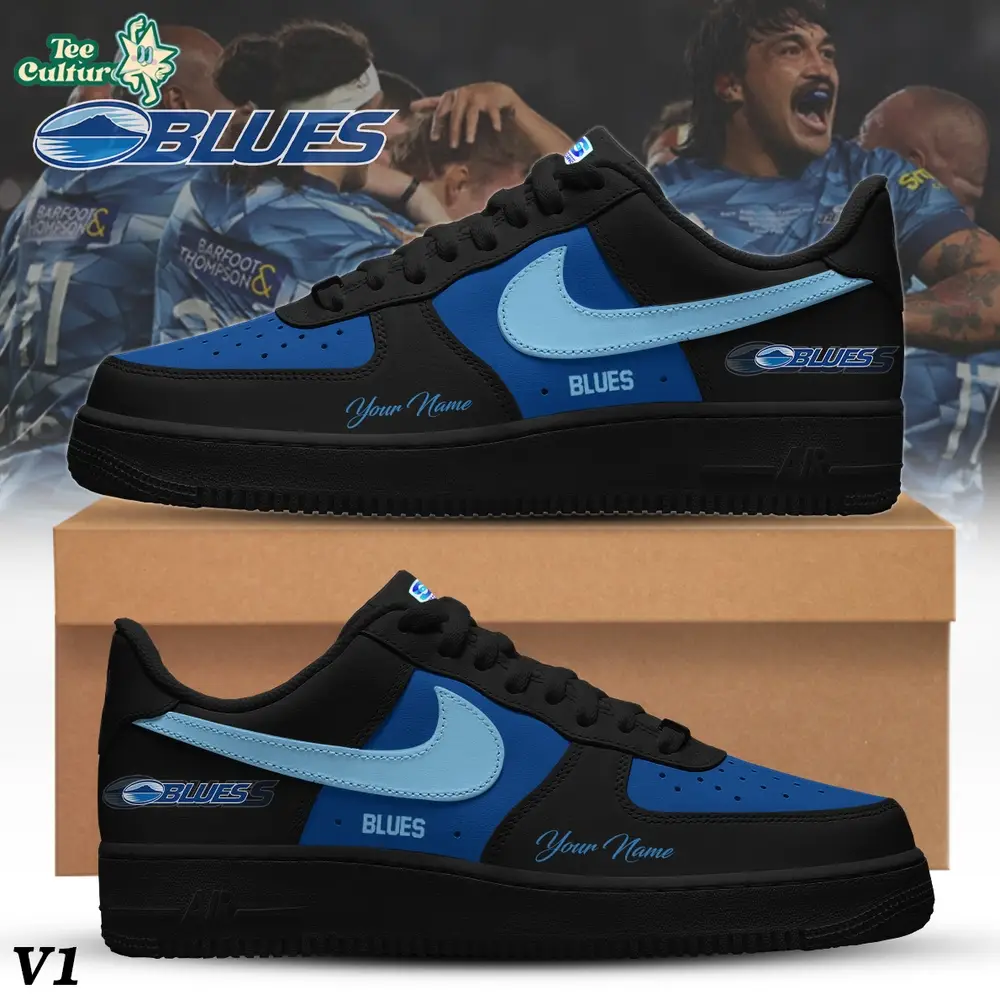 Blues Custom Low Top Sneakers Super Rugby Fan Shoes
