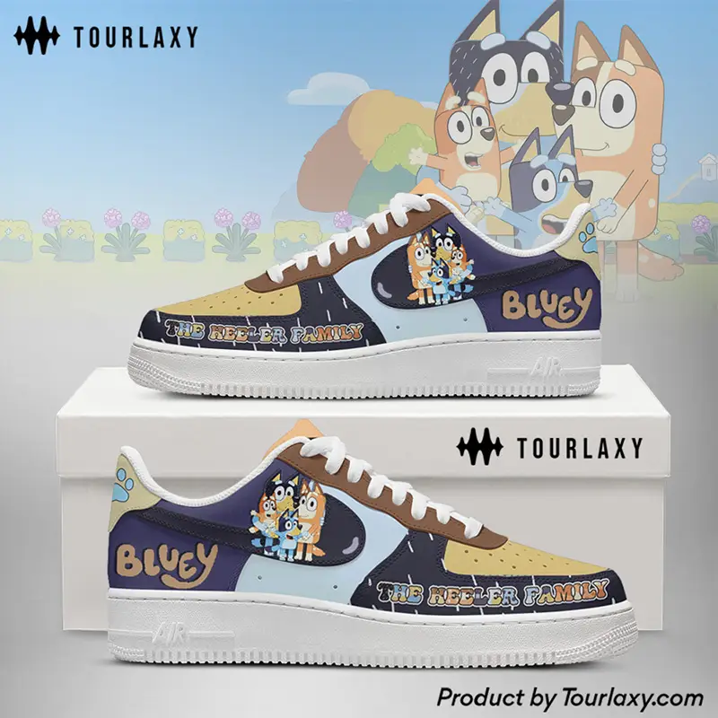 Bluey 2 Bluey Cartoon Air Force 1 Shoes 