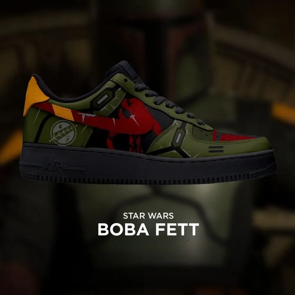 Boba Fett Star Wars Edition Low Top Shoes
