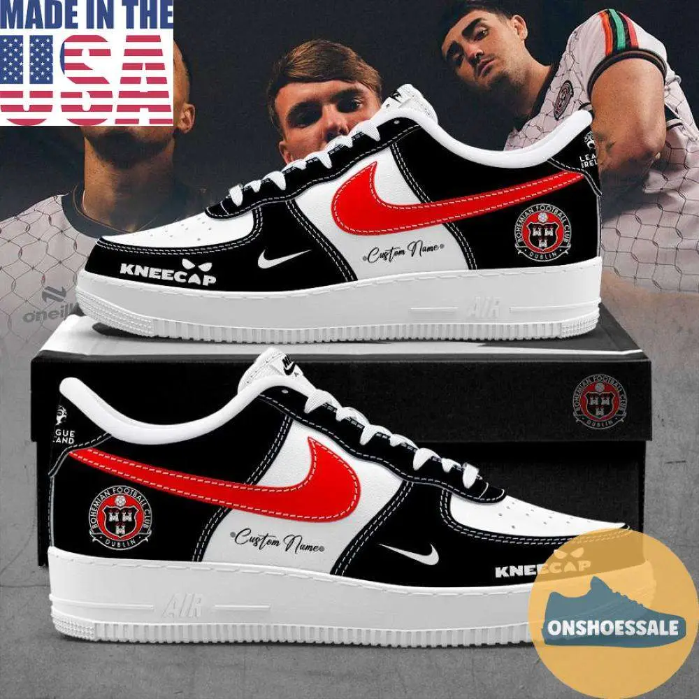 Bohemian FC Custom Name Air Force Shoes, Gift For Fans - Best Gift Shoes