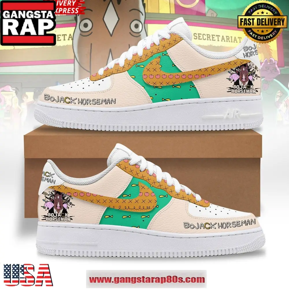BoJack Horseman Special Edition Air Force 1 Running Sneakers Shoes