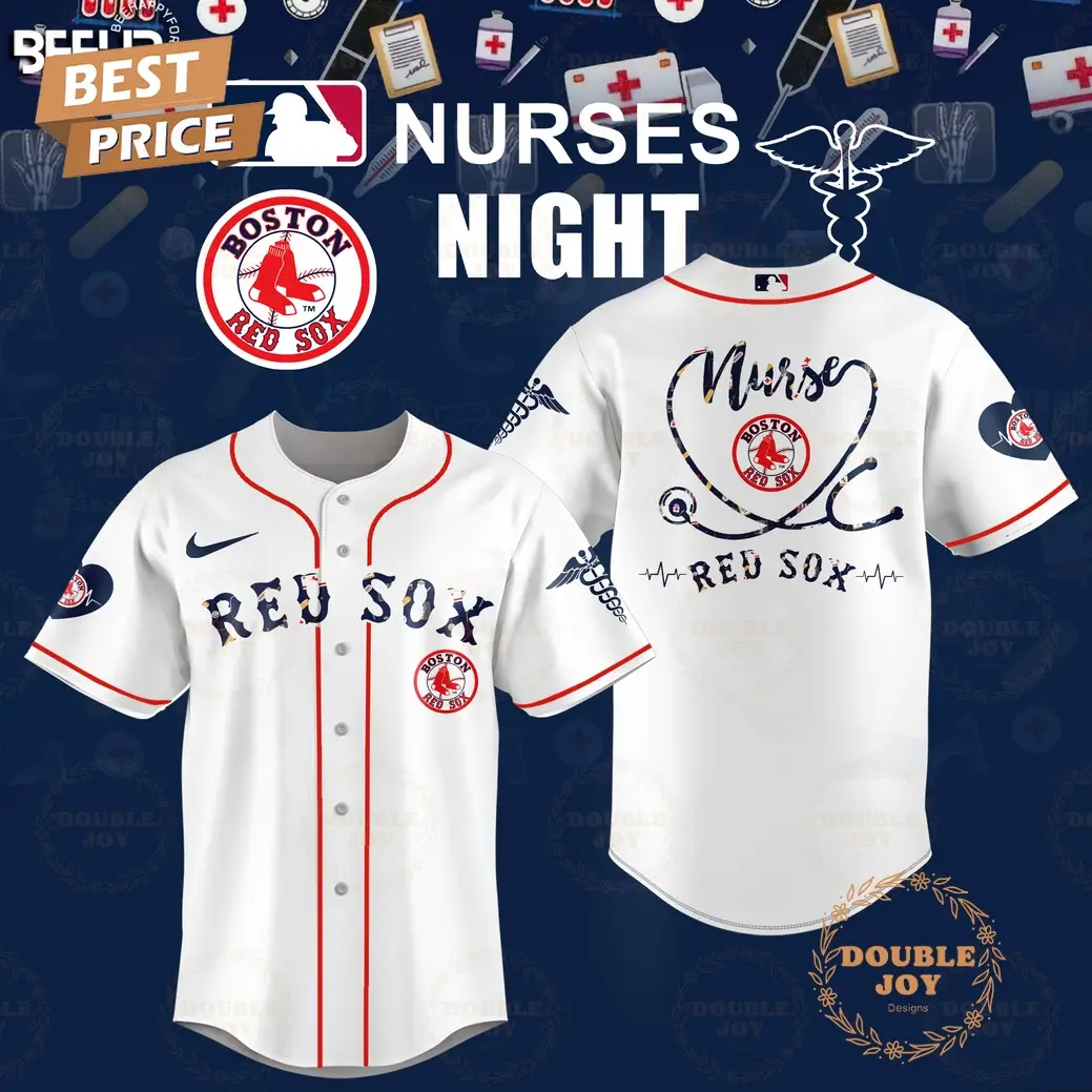 Boston Red Sox 2025 Nurses Night Special Edition Baseball Jersey Boston Red Sox 2025 Nurses Night Special Edition Baseball Jersey - Image 1