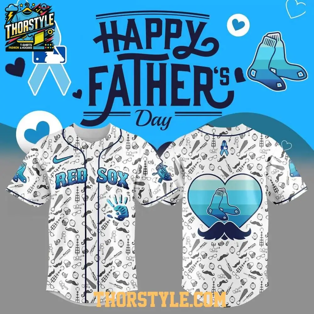 Boston Red Sox Happy Father’S Day 2025 Family Baseball Jersey