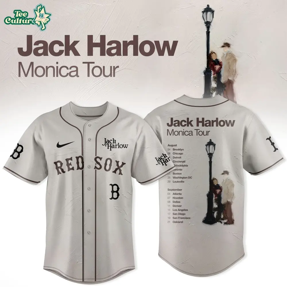 Boston Red Sox Jack Harlow “Monica Tour” x Baseball Limited Merch