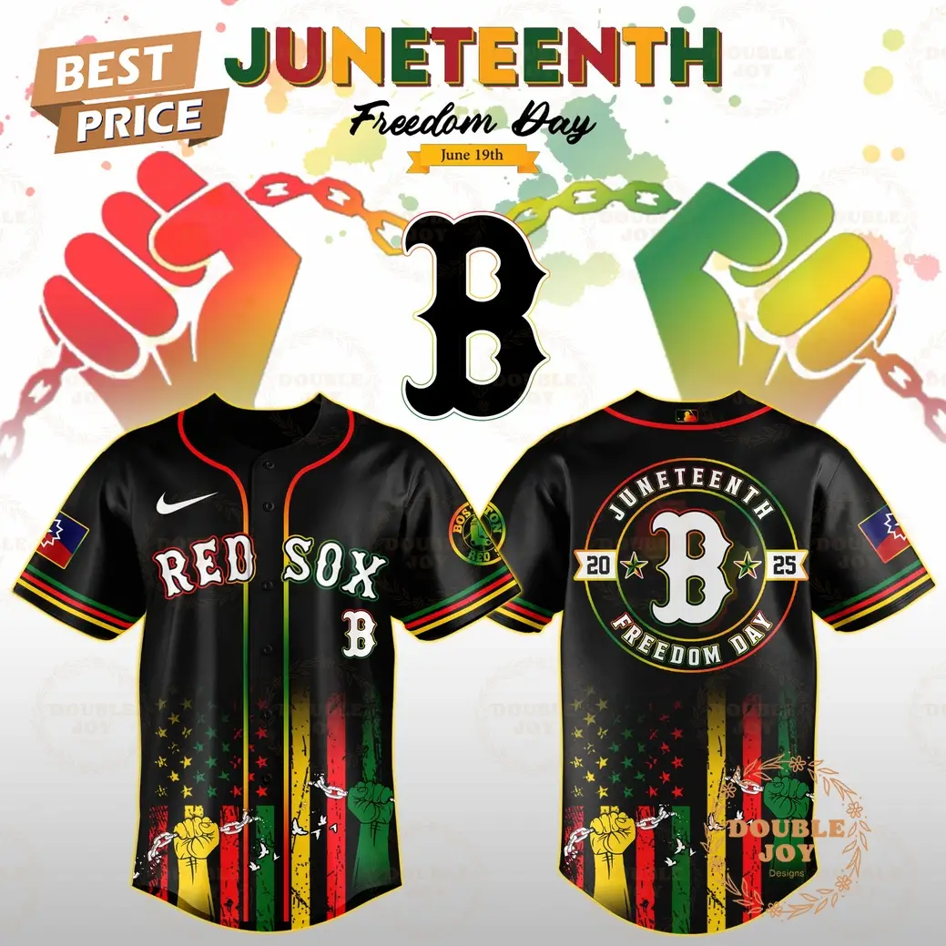 Boston Red Sox Juneteenth Freedom Day 2025 Special Edition Baseball Jersey