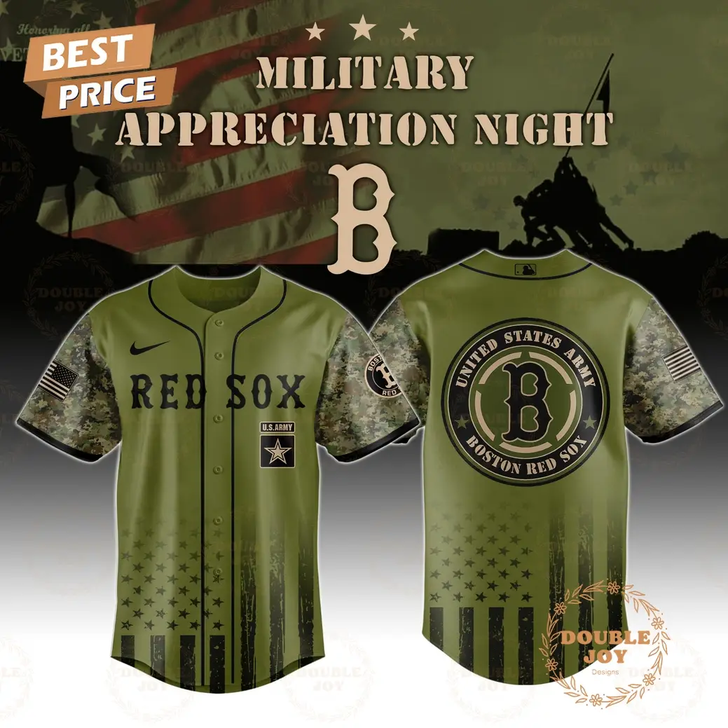 Boston Red Sox Military Appreciation Night 2025 Special Edition Baseball Jersey