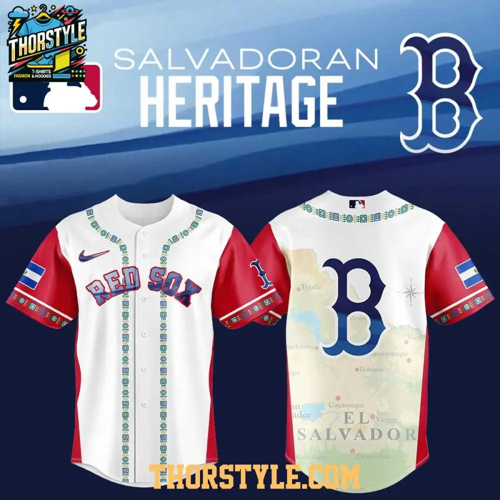 Boston Red Sox Traditional Salvadoran El Salvador Heritage 2025 Baseball Jersey