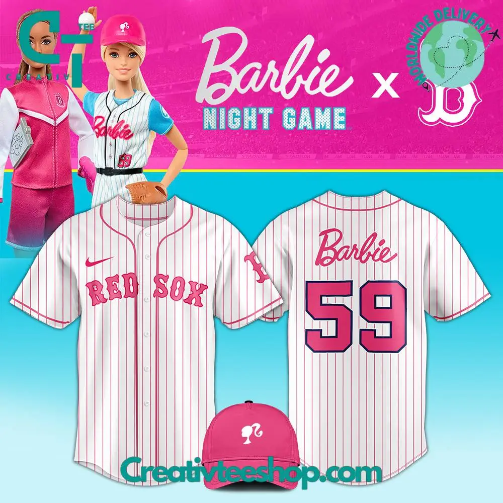 Boston Red Sox X Barbie Game Day Baseball Jersey
