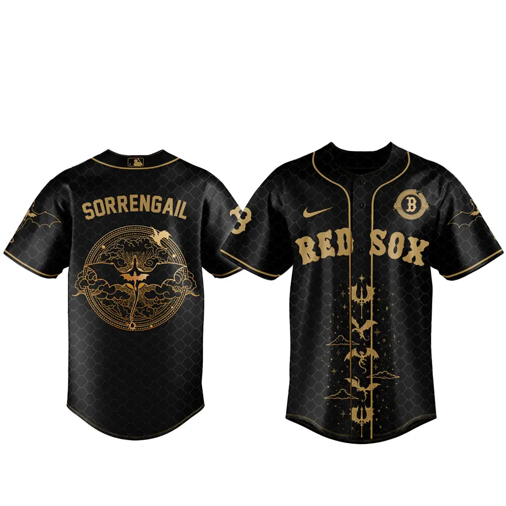Boston Red Sox x Fourth Wing Night 2026 Baseball Jersey - Tazila
