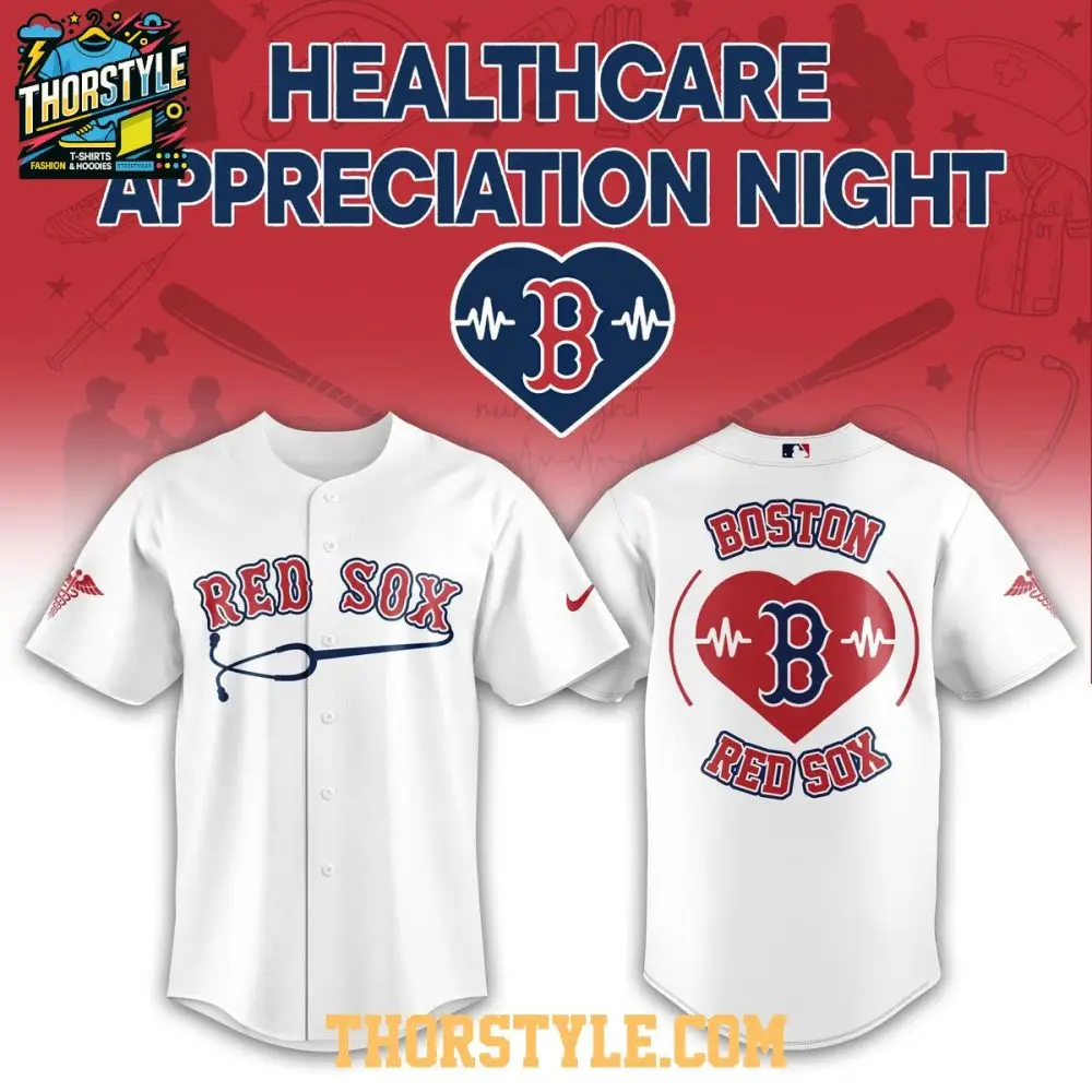 Boston Red Sox X Healthcare Appreciation Night 2026 Baseball Jersey Boston Red Sox X Healthcare Appreciation Night 2026 Baseball Jersey - Image 1