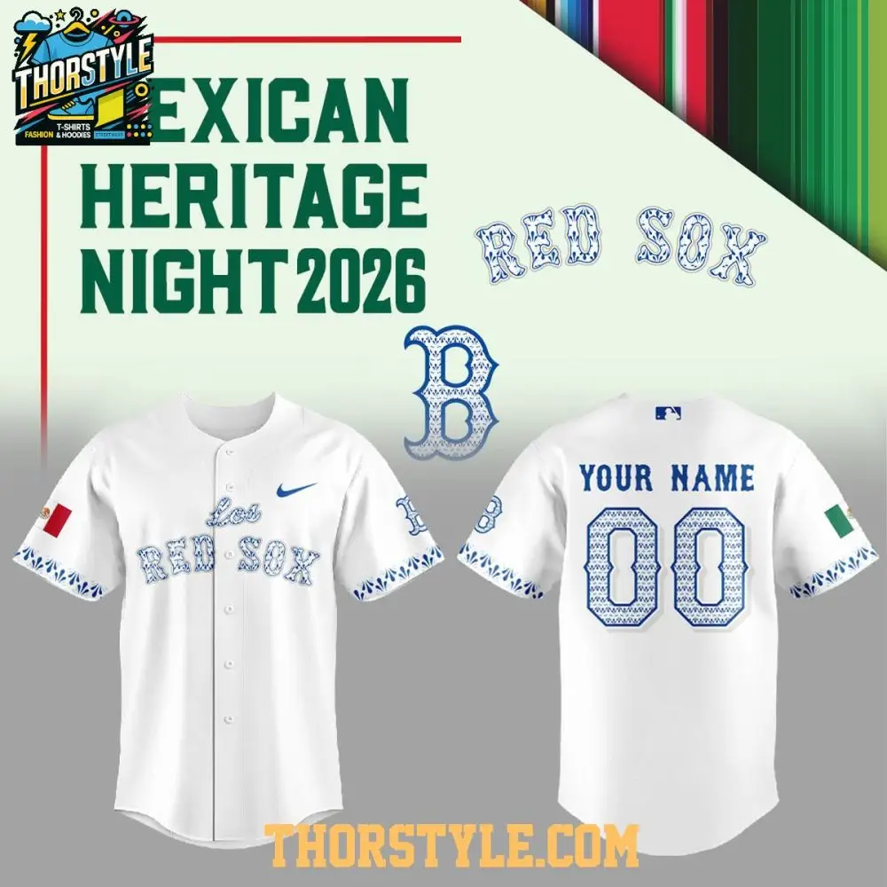 Boston Red Sox X Mexican Heritage Night 2026 Los Red Sox Baseball Jersey Boston Red Sox X Mexican Heritage Night 2026 Los Red Sox Baseball Jersey - Image 1