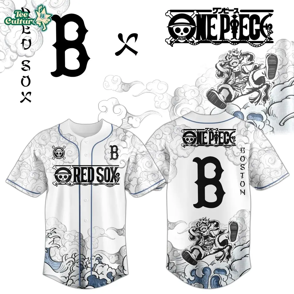 Boston Red Sox x One Piece Jersey 2026 Luffy Gear 5