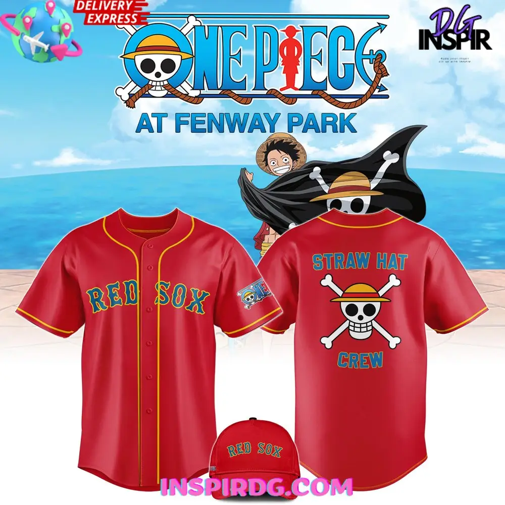 Boston Red Sox X One Piece Night Special Baseball Jersey