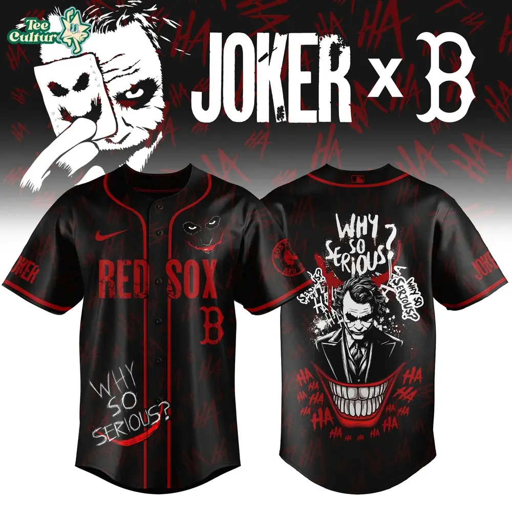 Boston Red Sox x The Joker 2026 Comic Style Limited Jersey