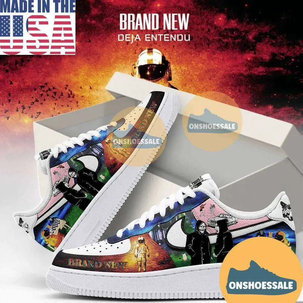 Brand New Deja Entendu Album Nike Air Force Shoes - Best Gift Shoes