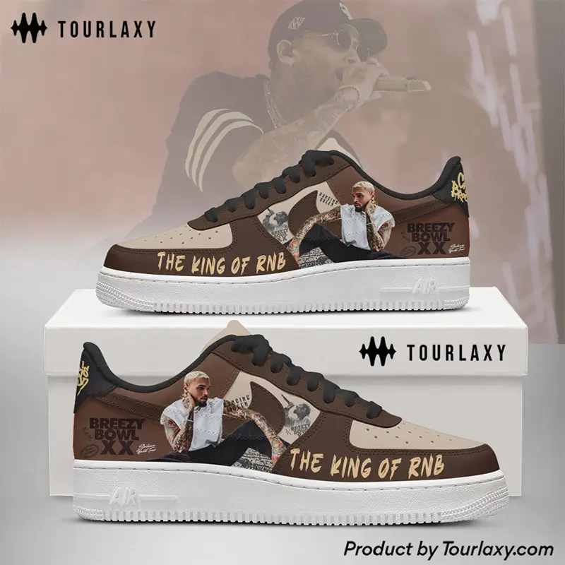 Breezy Bowl Chris Brown Air Force 1 Shoes 
