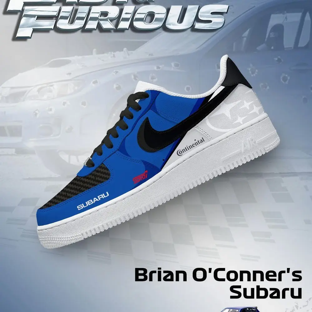 Brian O'Conner's Impreza WRX STI Fast and Furious Low Top Shoes