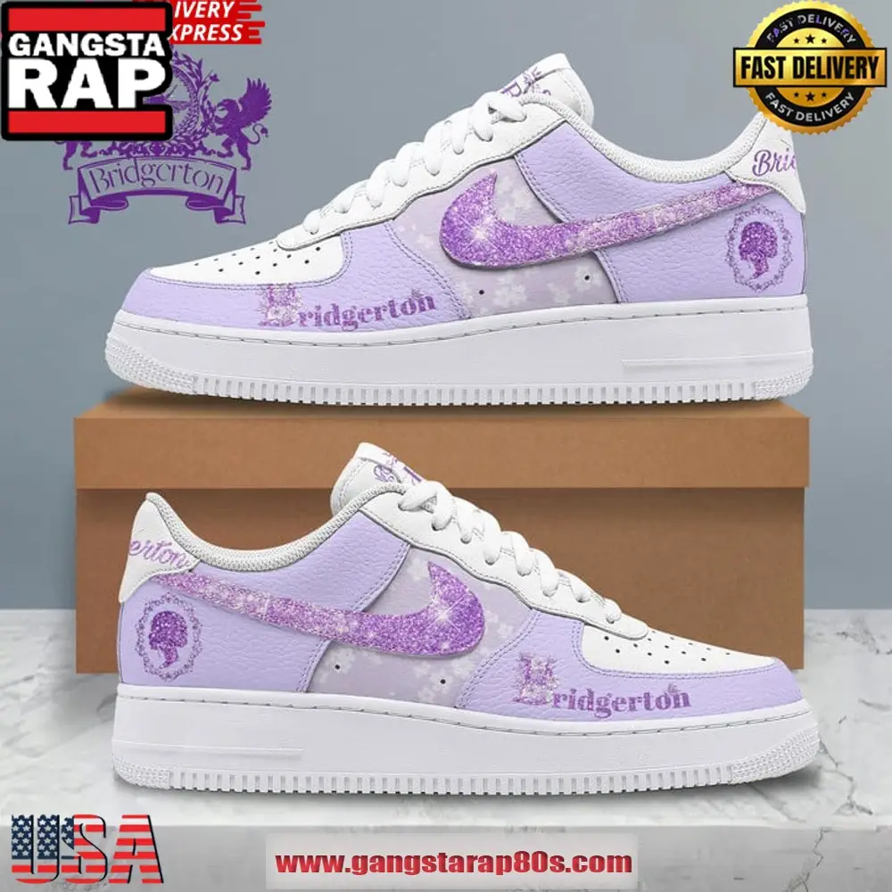 Bridgerton Society Papers New Design Air Force 1 Sneakers Shoes