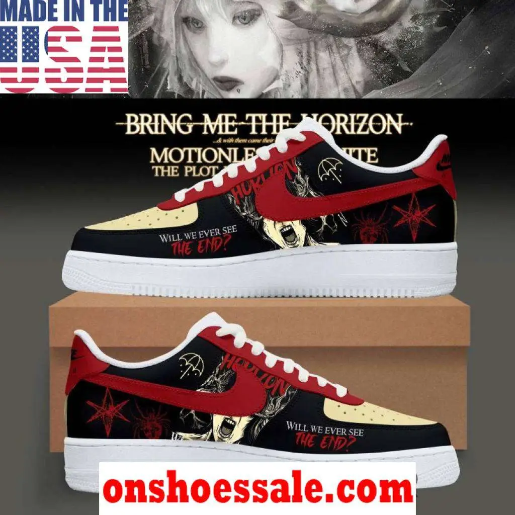 Bring Me The Horizon Ascension Program Spring 2026 Red Air Force 1 - Best Gift Shoes