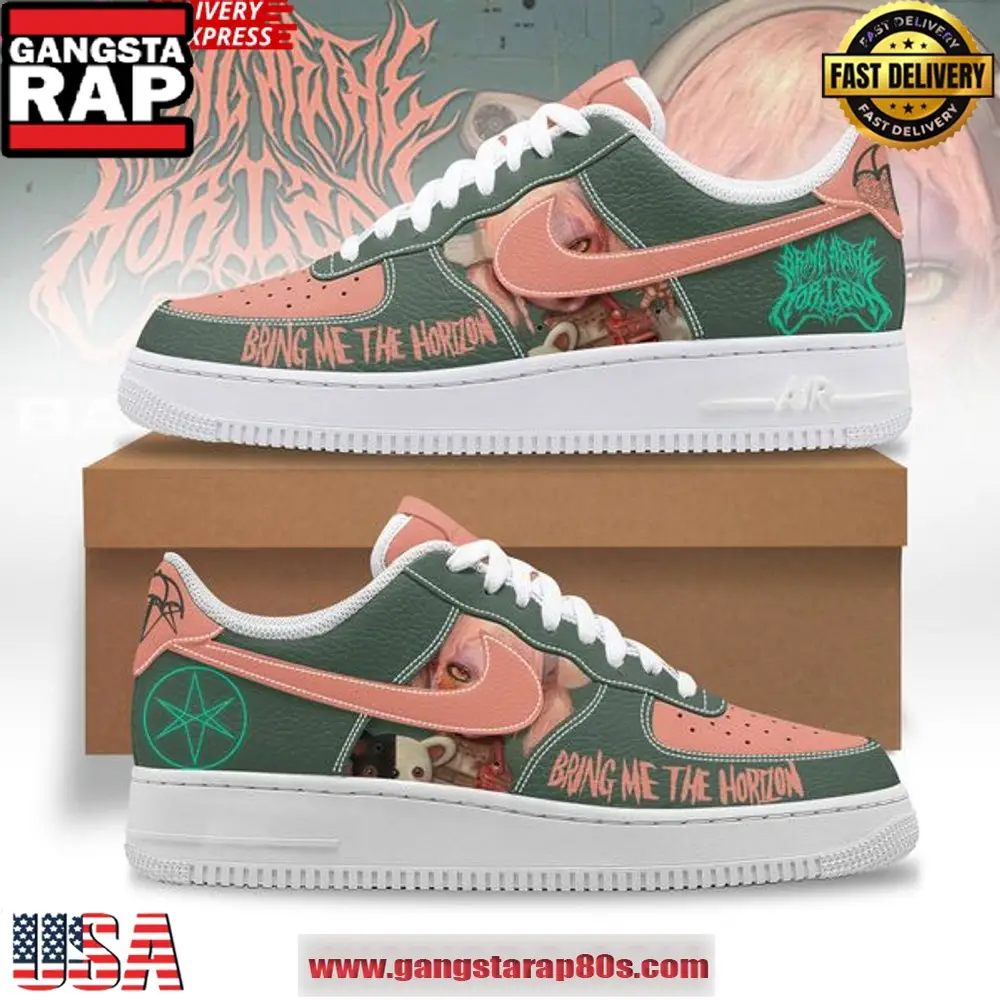 Bring Me The Horizon Lost Special Edition Air Force 1 Running Sneakers Shoes