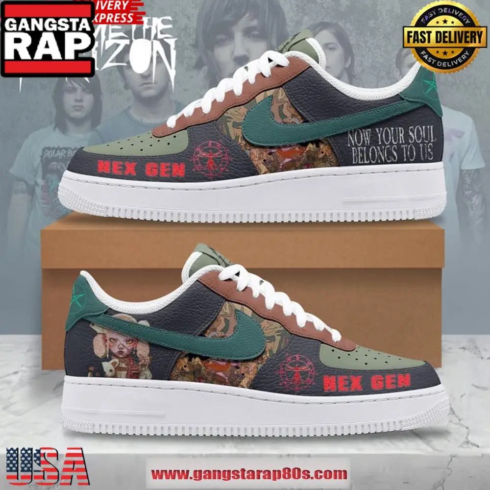Bring Me The Horizon Nex Gen New Design Air Force 1 Sneakers Shoes