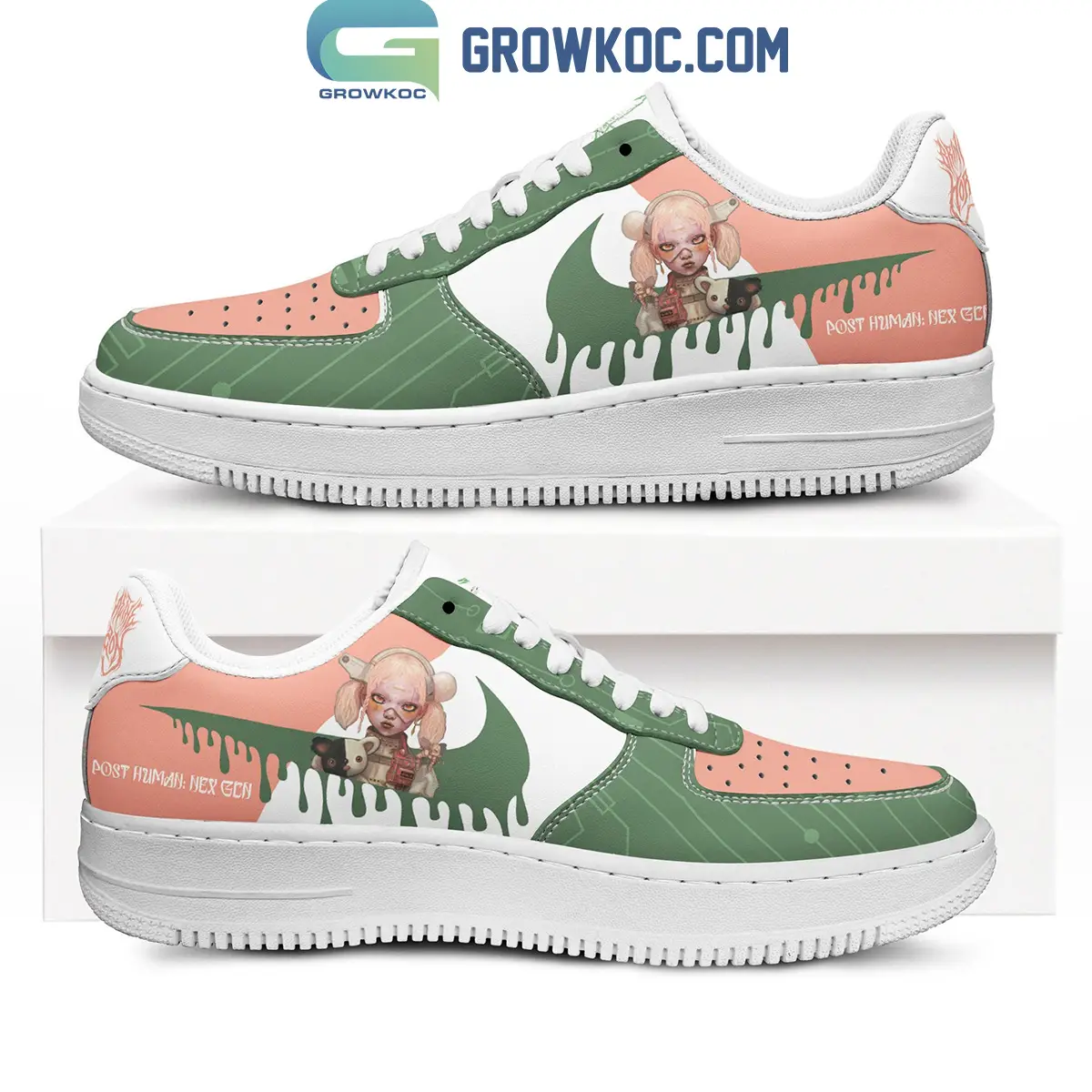 Bring Me The Horizon Post Human Nex Gen Fan Love Air Force 1 Shoes