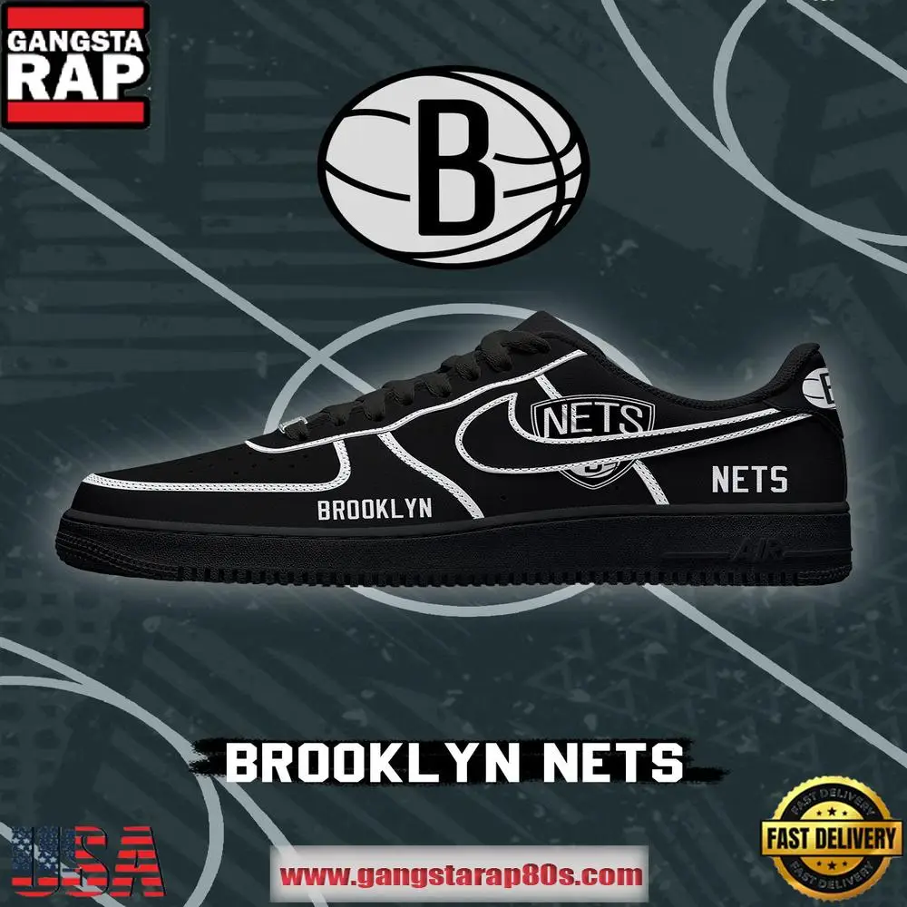 Brooklyn Basketball NBA New Version Nike Air Force 1 Shoes Running Sneakers