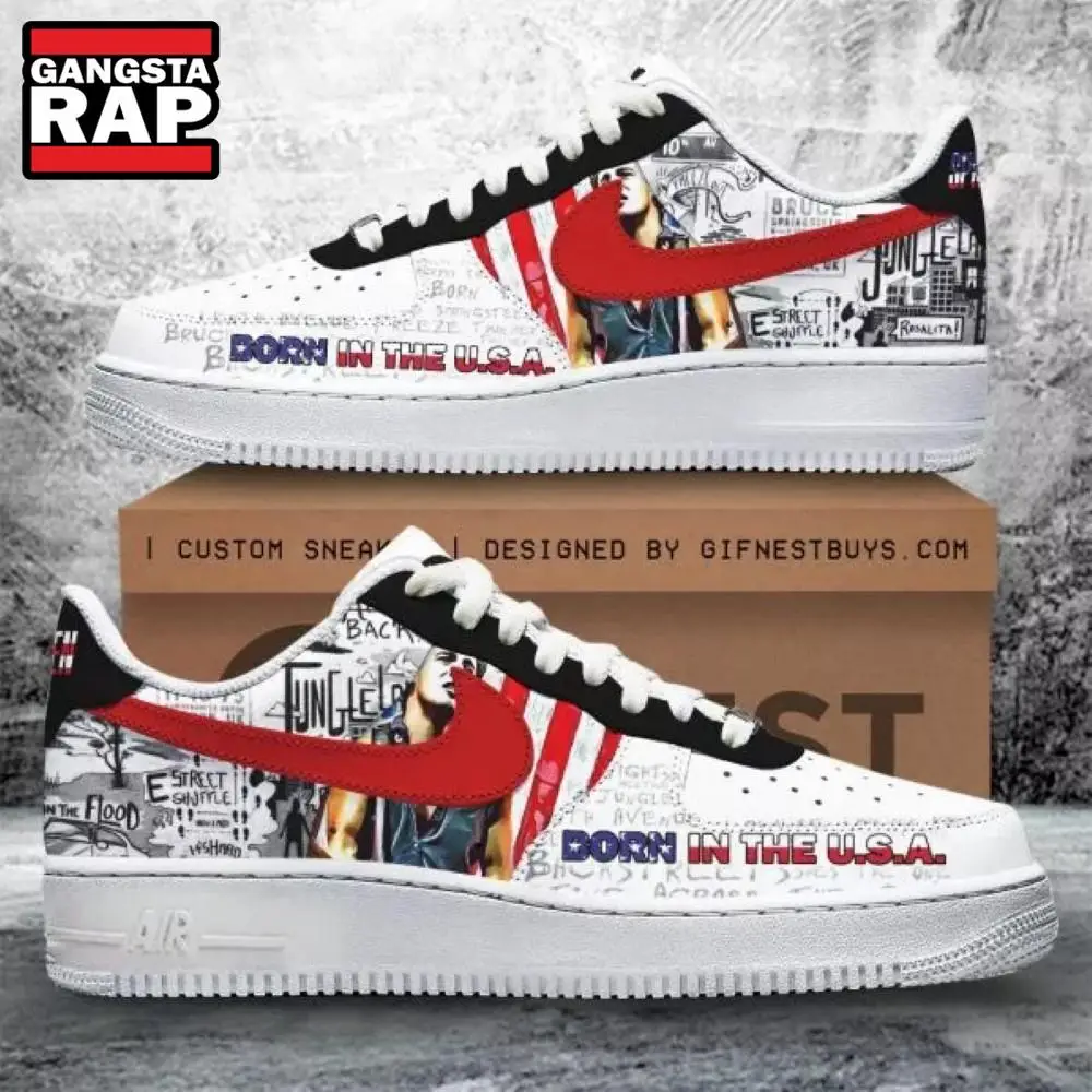 Bruce Springsteen The E Street Band Air Force 1 Shoes Sneaker