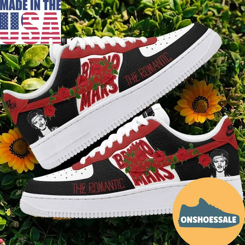 Bruno Mars The Romantic Tour Limited Edition 2026 Air Force 1 Shoes - Best Gift Shoes
